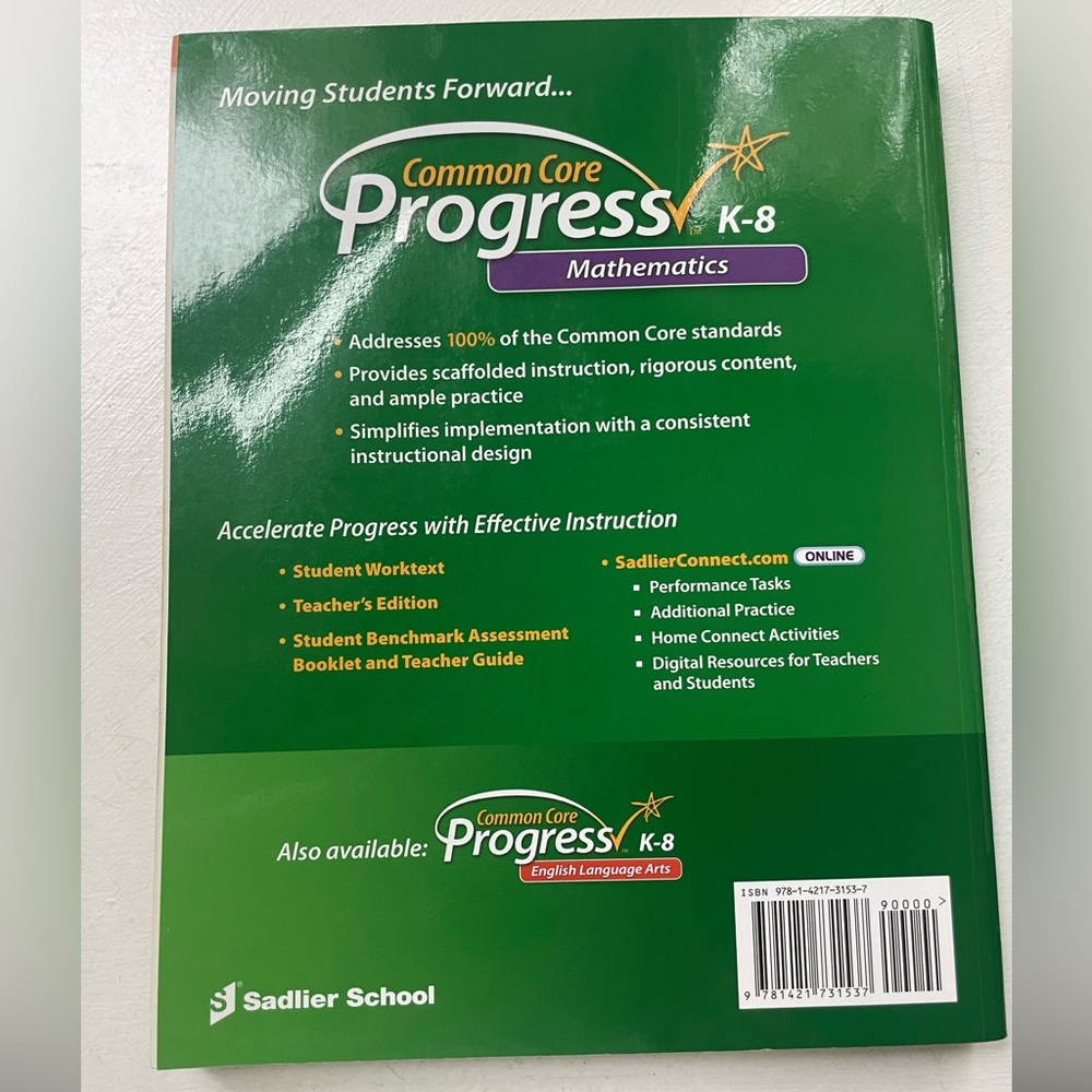 Common core progress - math for K-8 - Picture 2 of 5